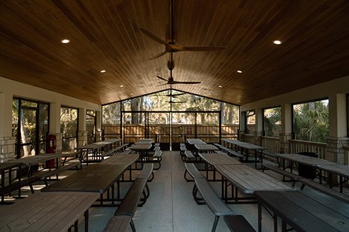Interior of Ponce's Pavilion at the Fountain of Youth