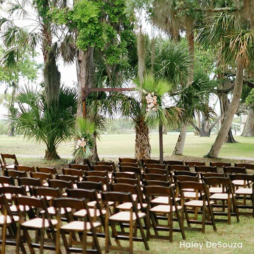 Grassy Area with Spanish Moss Ceremony area at The Fountain of Youth